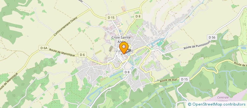 localisation de l'entreprise MADAME MARIE-LAURE CHAIX-CAFFIN  BRUNET