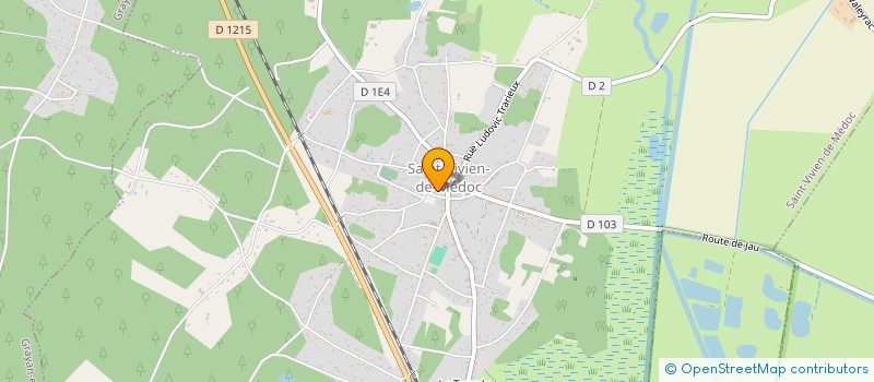 localisation de l'entreprise MADAME MARIE LAURE CHAMPUY  SAINT-VIVIEN-DE-MEDOC