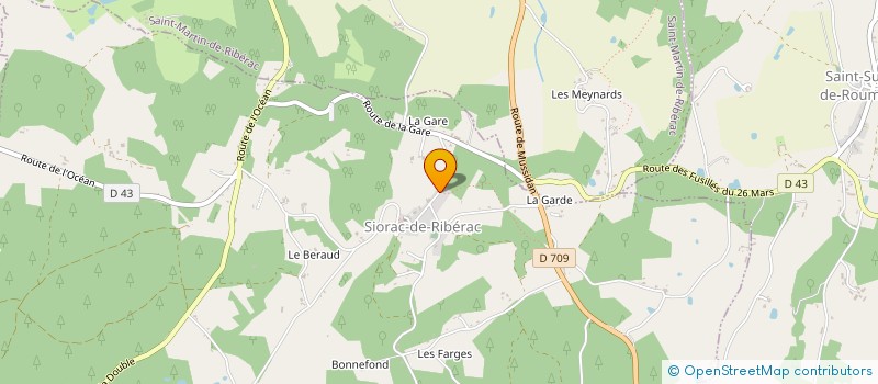 localisation de l'entreprise MADAME MARIE-LAURE CHARLES  CELLES