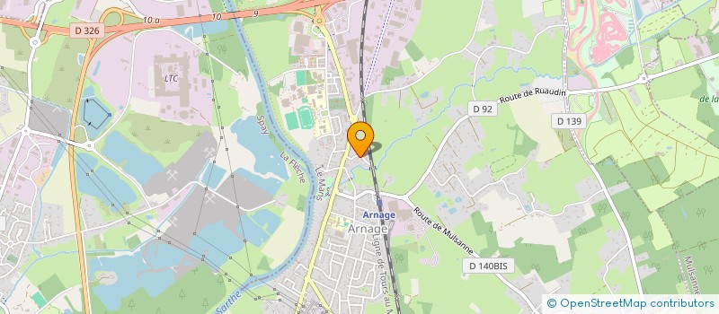 localisation de l'entreprise MADAME MARIE-LAURE CHAUVEAU  MULSANNE