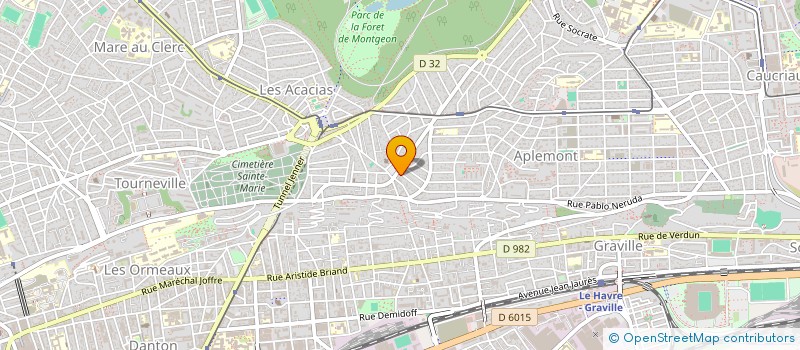 localisation de l'entreprise MADAME MARIE LAURE CHERON à LE HAVRE