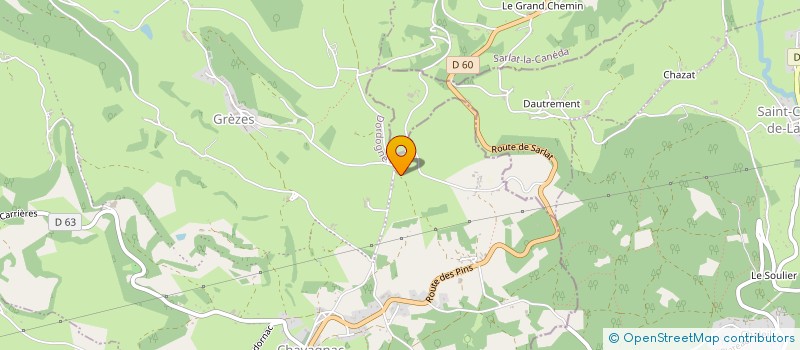 localisation de l'entreprise MADAME MARIE LAURE CHEYROUX à LES COTEAUX PERIGOURDINS