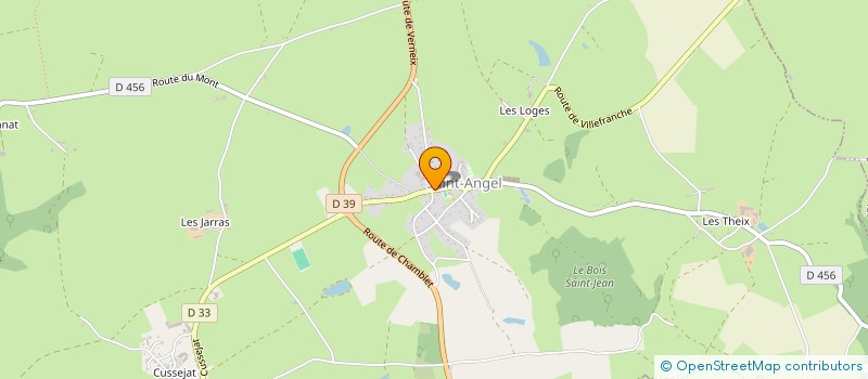 localisation de l'entreprise MADAME MARIE-LAURE CHRETIENNOT  SAINT-ANGEL