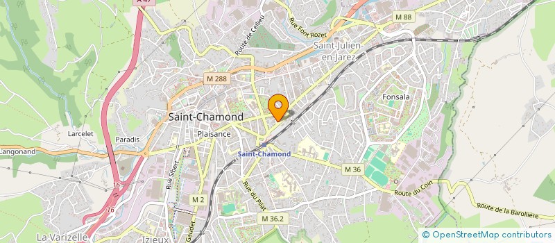 localisation de l'entreprise MADAME MARIE-LAURE CLAPT à SAINT-CHAMOND