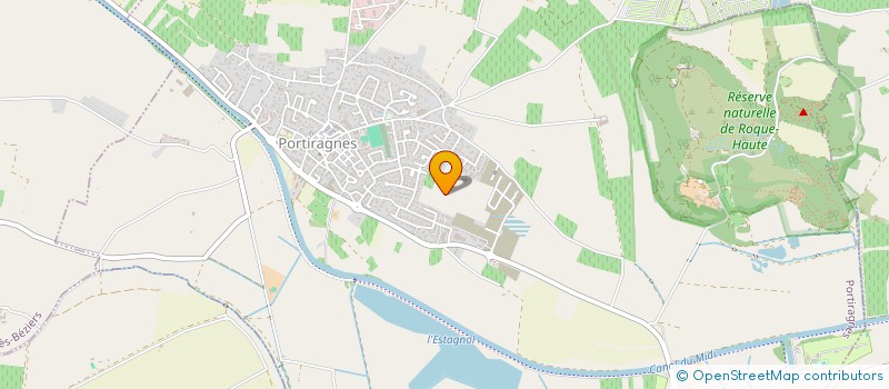 localisation de l'entreprise MADAME MARIE LAURE CLAVERIE  PORTIRAGNES