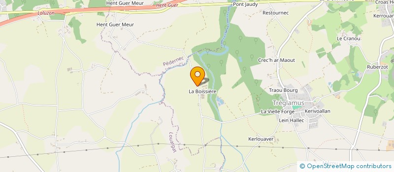 localisation de l'entreprise MADAME MARIE-LAURE CLOAREC  TREGLAMUS