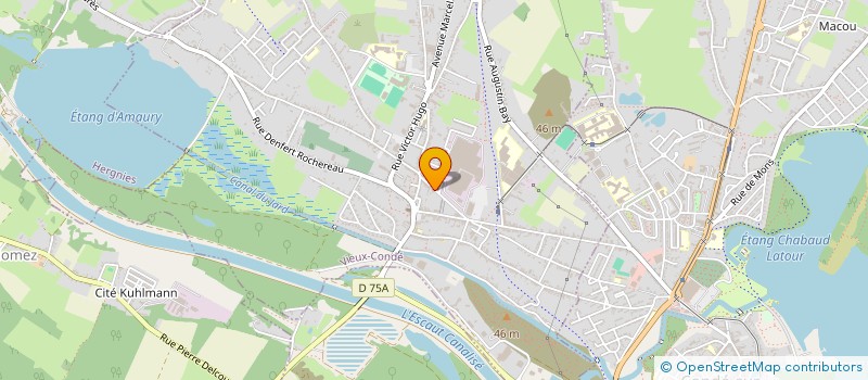 localisation de l'entreprise MADAME MARIE-LAURE COCHET  VIEUX-CONDE