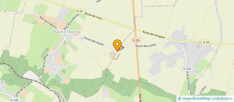 localisation de l'entreprise MADAME MARIE-LAURE COLLET  HAUTOT-L'AUVRAY