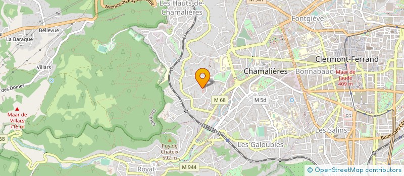 localisation de l'entreprise MADAME MARIE-LAURE COURMONT  CHAMALIERES