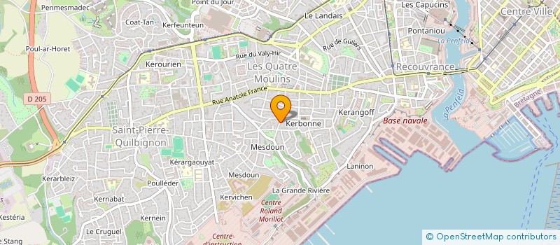 localisation de l'entreprise MADAME MARIE-LAURE COURTOIS à BREST