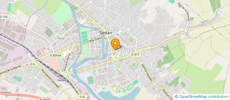 localisation de l'entreprise MADAME MARIE-LAURE CRAFFE  SEDAN