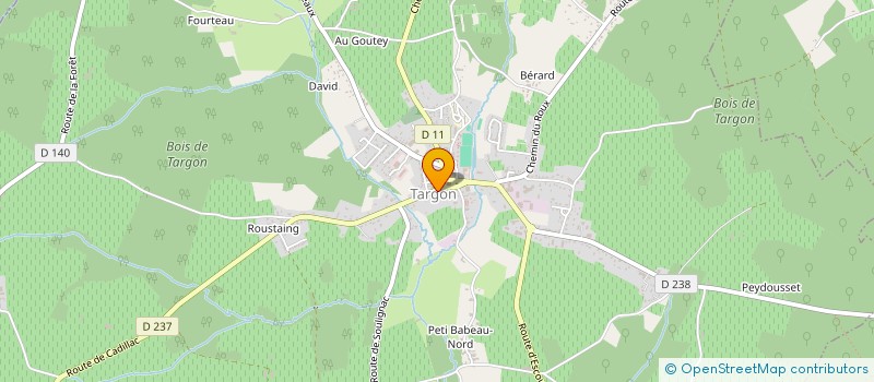 localisation de l'entreprise MADAME MARIE LAURE CUZACQ  TARGON