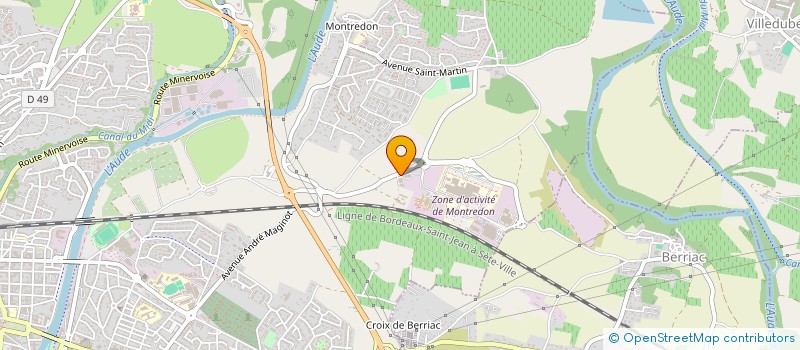 localisation de l'entreprise MADAME MARIE-LAURE DEGEITERE  CARCASSONNE