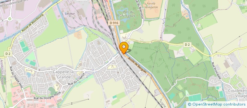 localisation de l'entreprise MADAME MARIE-LAURE DEKETER  CAPPELLE-LA-GRANDE