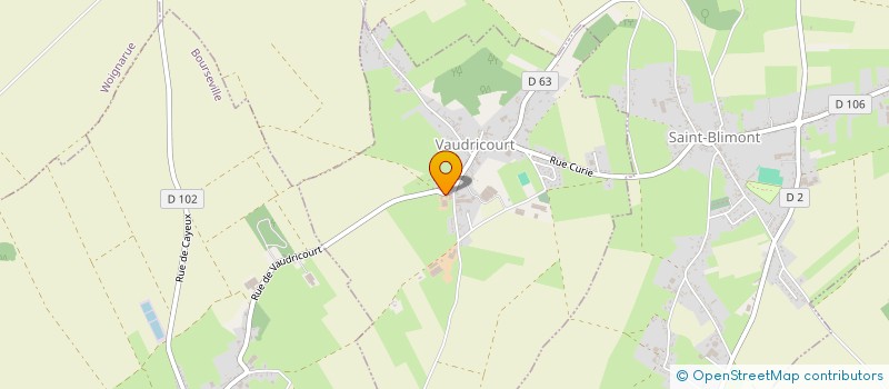 localisation de l'entreprise MADAME MARIE LAURE DELAHAYE  VAUDRICOURT