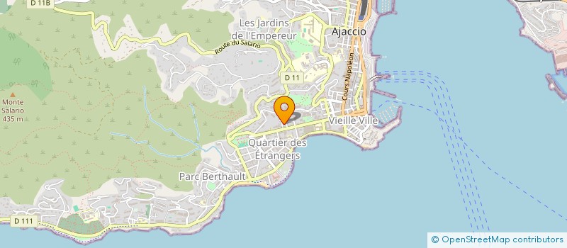 localisation de l'entreprise MADAME MARIE-LAURE DELGROSSI  AJACCIO
