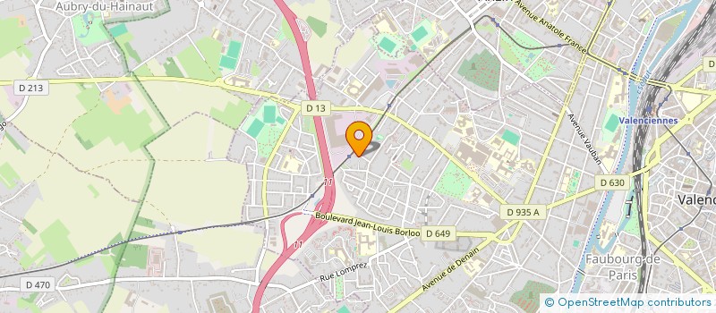 localisation de l'entreprise MADAME MARIE LAURE DELIE  VALENCIENNES