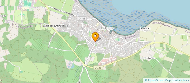 localisation de l'entreprise MADAME MARIE LAURE DELORME  LA FLOTTE