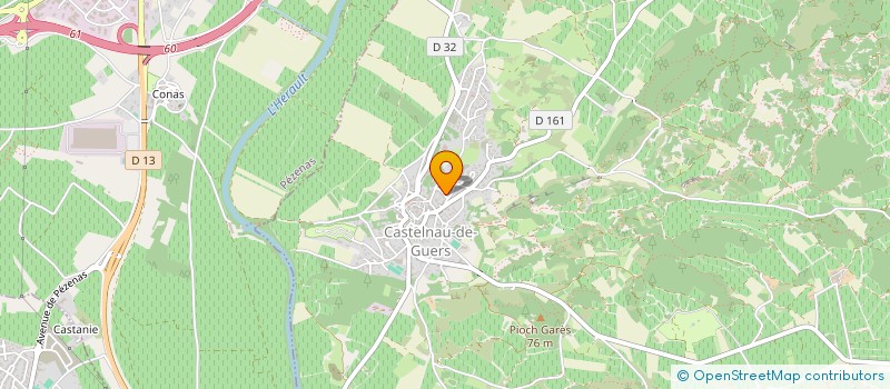 localisation de l'entreprise MADAME MARIE-LAURE DELUTEAU à CASTELNAU-DE-GUERS