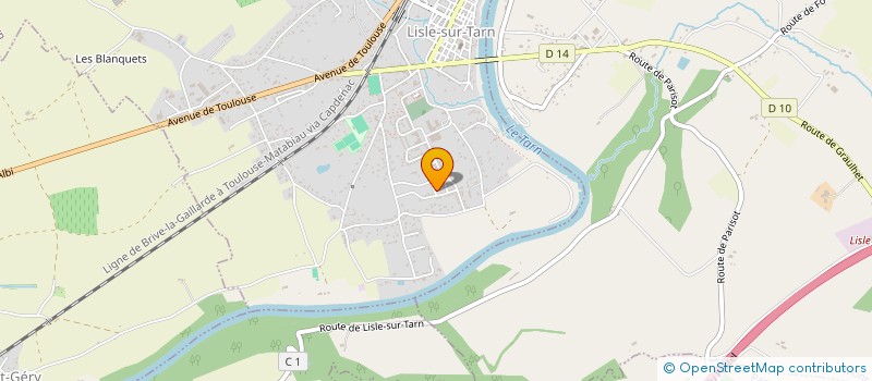 localisation de l'entreprise MADAME MARIE-LAURE DENIS à LISLE-SUR-TARN