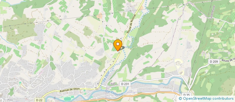 localisation de l'entreprise MADAME MARIE LAURE DIDIER  RUSTREL