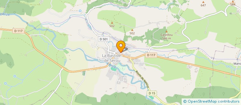 localisation de l'entreprise MADAME MARIE-LAURE DOMPS à FERRIERES-SUR-ARIEGE