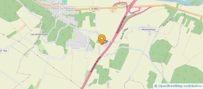 localisation de l'entreprise MADAME MARIE-LAURE DORMEAU  SAINT-JEAN-LES-DEUX-JUMEAUX