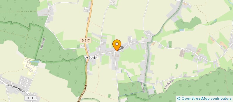 localisation de l'entreprise MADAME MARIE-LAURE DOUCET  FAUMONT