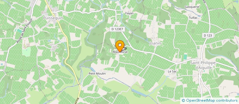 localisation de l'entreprise MADAME MARIE-LAURE DOUCET  SAINT-PHILIPPE-D'AIGUILLE