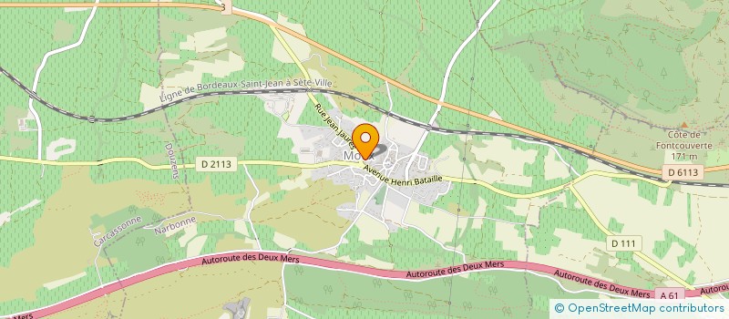 localisation de l'entreprise MADAME MARIE LAURE DOUTRE  MOUX