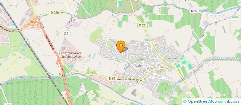 localisation de l'entreprise MADAME MARIE LAURE DOWLING à SALEILLES