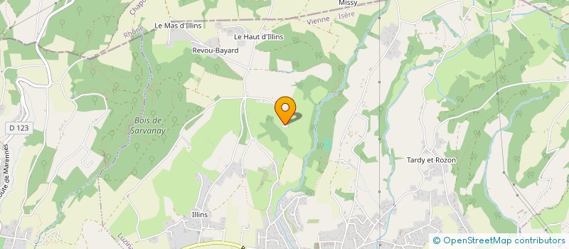 localisation de l'entreprise MADAME MARIE-LAURE DUFALE  LUZINAY