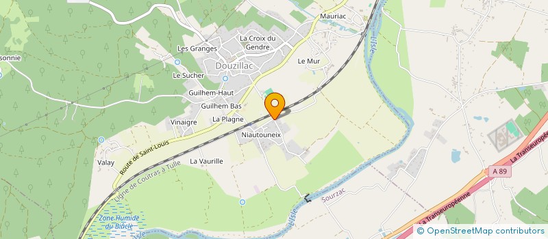 localisation de l'entreprise MADAME MARIE LAURE DUPORGE  DOUZILLAC