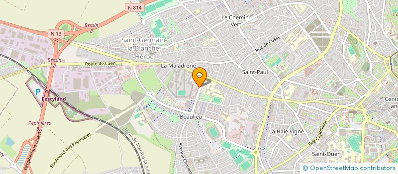 localisation de l'entreprise MADAME MARIE-LAURE DUVAL à CAEN