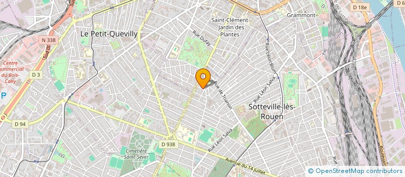 localisation de l'entreprise MADAME MARIE-LAURE DUVAL  SOTTEVILLE-LES-ROUEN