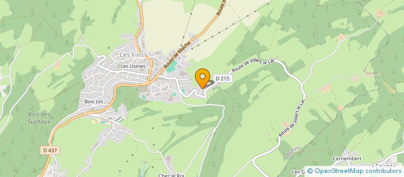 localisation de l'entreprise MADAME MARIE LAURE EME  LES FINS