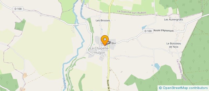 localisation de l'entreprise MADAME MARIE LAURE FAVOREAU  LA CHAPELLE-HUGON