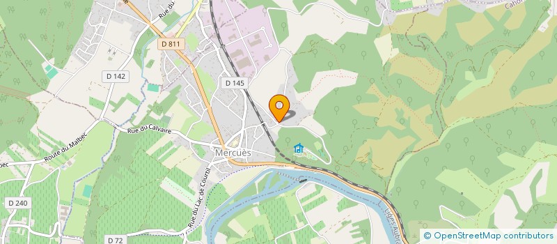 localisation de l'entreprise MADAME MARIE LAURE FERAL  SAINT GERY-VERS