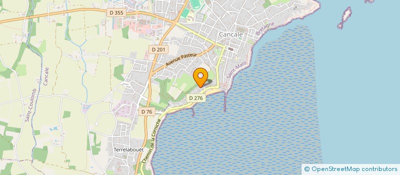 localisation de l'entreprise MADAME MARIE-LAURE FONTAINE  CANCALE
