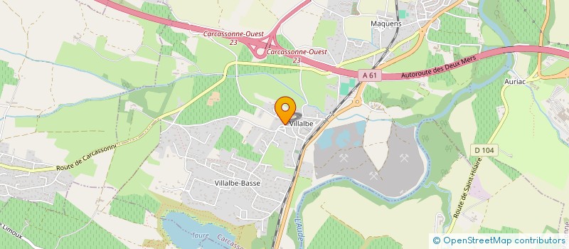 localisation de l'entreprise MADAME MARIE-LAURE  FRANCOI GASPERONI  CARCASSONNE