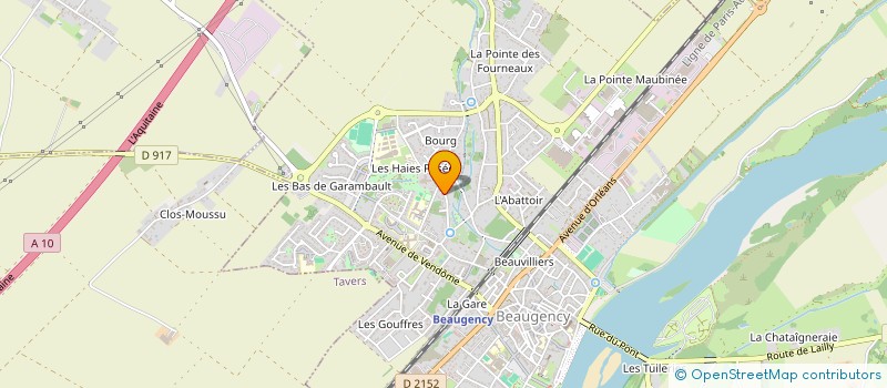 localisation de l'entreprise MADAME MARIE-LAURE FRANCOIS à BEAUGENCY