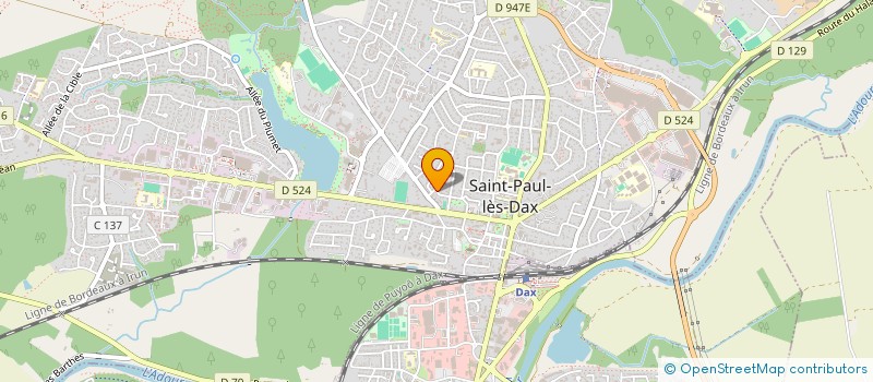 localisation de l'entreprise MADAME MARIE-LAURE FRUGIER à SAINT-PAUL-LES-DAX