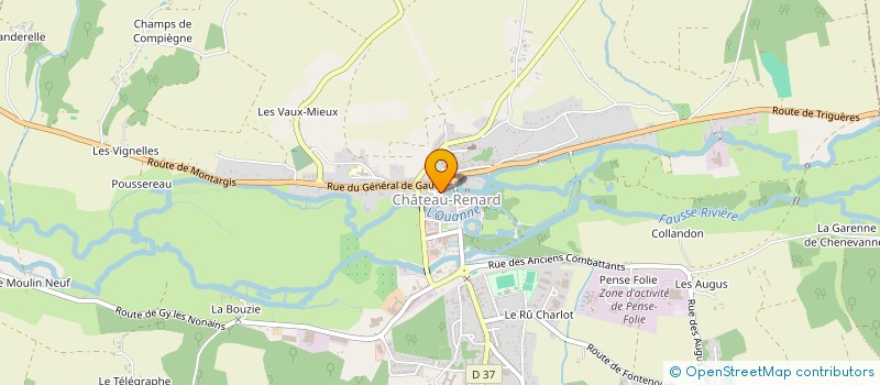 localisation de l'entreprise MADAME MARIE LAURE GAGNON à GY-LES-NONAINS