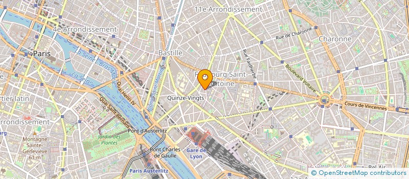 localisation de l'entreprise MADAME MARIE-LAURE GAINCHE  PARIS