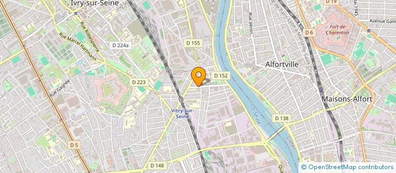 localisation de l'entreprise MADAME MARIE-LAURE GASSAMA  VITRY-SUR-SEINE