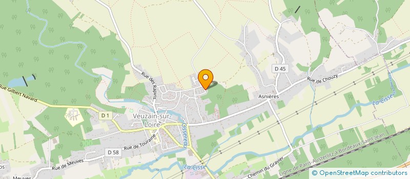 localisation de l'entreprise MADAME MARIE-LAURE GIRARD  VEUZAIN-SUR-LOIRE