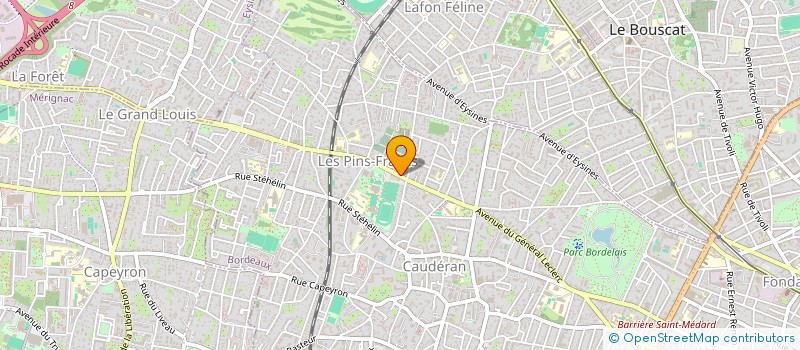 localisation de l'entreprise MADAME MARIE-LAURE GONNET  BORDEAUX