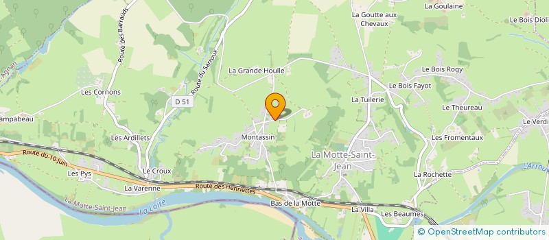 localisation de l'entreprise MADAME MARIE-LAURE GRANVAUD à MOTTE-SAINT-JEAN (LA)