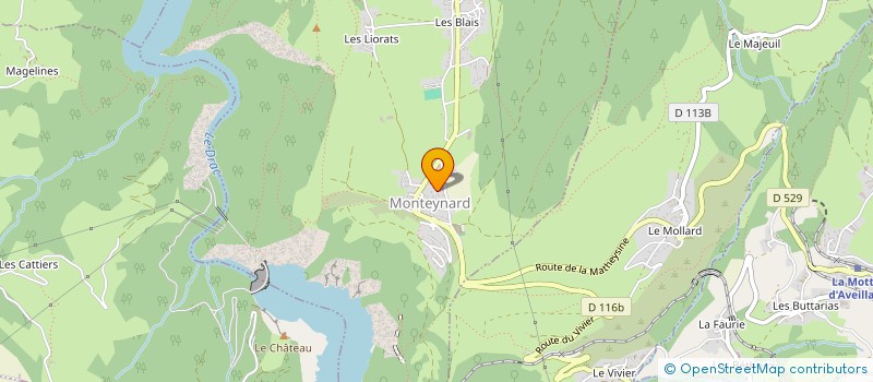 localisation de l'entreprise MADAME MARIE-LAURE GRAS  MONTEYNARD