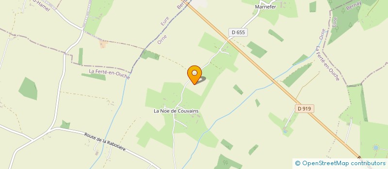localisation de l'entreprise MADAME MARIE-LAURE GRENIER à LA FERTE-EN-OUCHE
